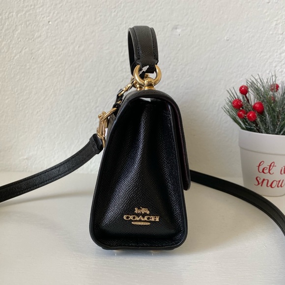 Coach Tilly Satchel 23 Black - Picture 3 of 9